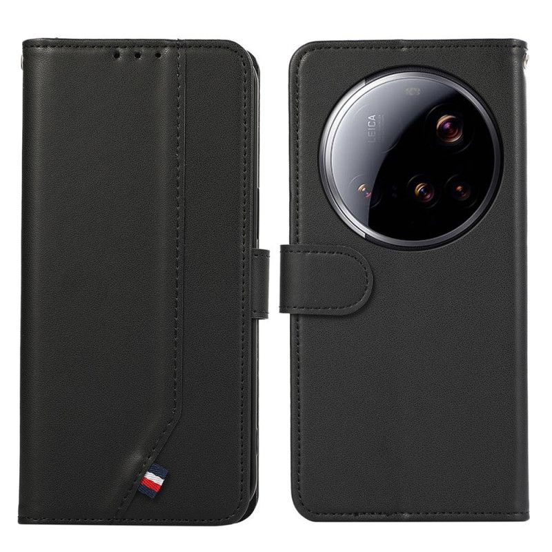 Flip Cover Xiaomi 15 Ultra Rfid-blokerende Silketekstur