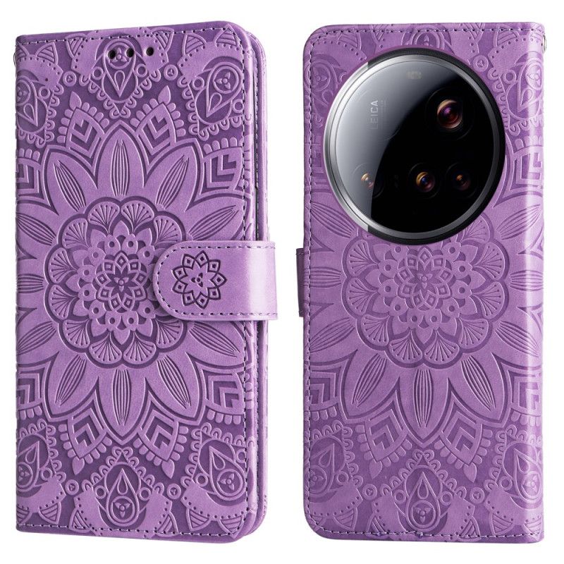 Flip Cover Xiaomi 15 Ultra Solsikkemønster