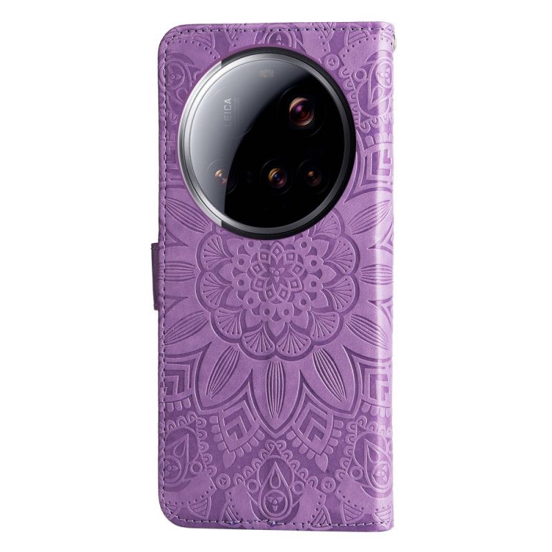 Flip Cover Xiaomi 15 Ultra Solsikkemønster