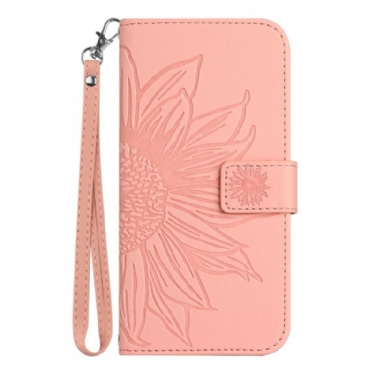 Flip Cover Xiaomi 15 Ultra Solsikkeprint Med Rem