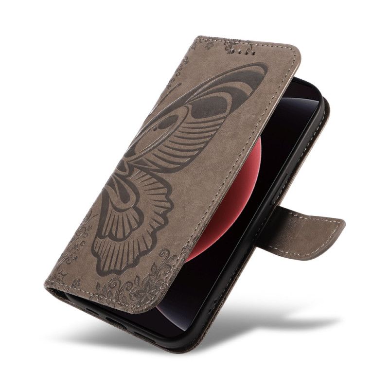 Læder Cover Xiaomi 15 Ultra Sommerfugledesign