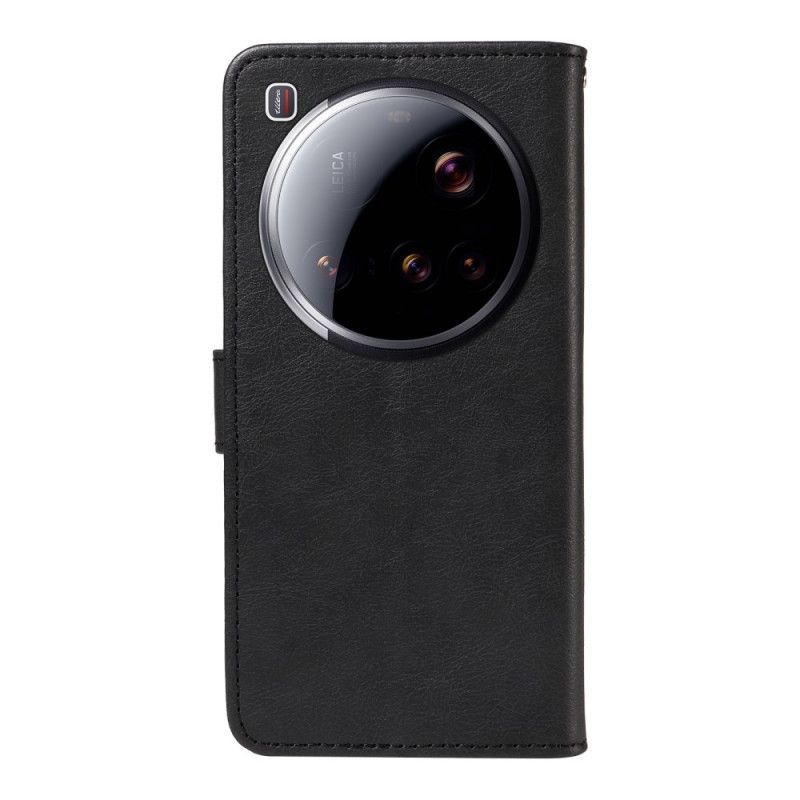 Læder Cover Xiaomi 15 Ultra Telefon Etui Almindeligt Kunstlæder