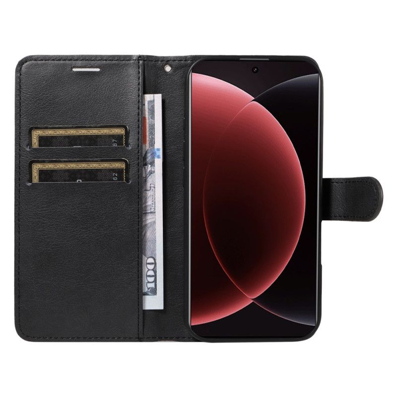 Læder Cover Xiaomi 15 Ultra Telefon Etui Almindeligt Kunstlæder