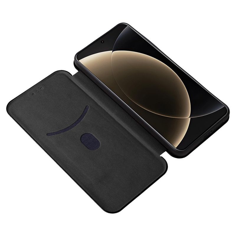 Læder Cover Xiaomi 15 Ultra Telefon Etui Børstet Kulfiber