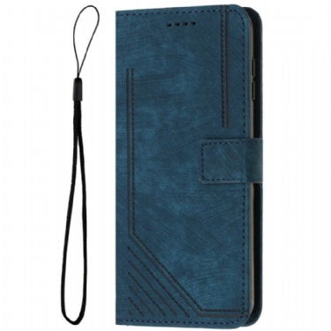 Læder Cover Xiaomi 15 Ultra Telefon Etui Linjedesign