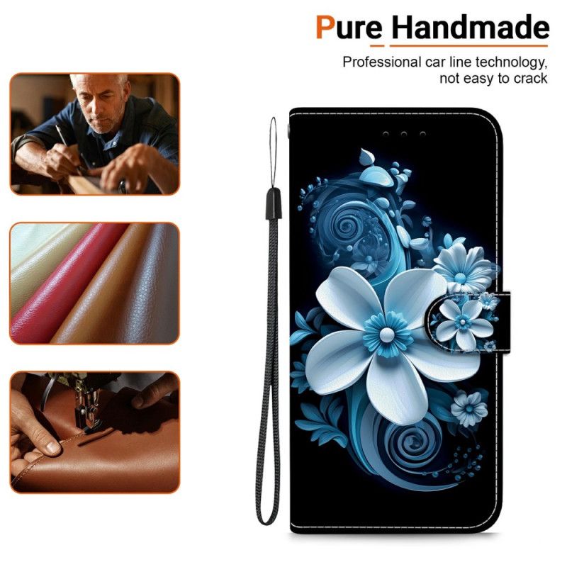 Læder Cover Xiaomi 15 Ultra Telefon Etui Orkidé