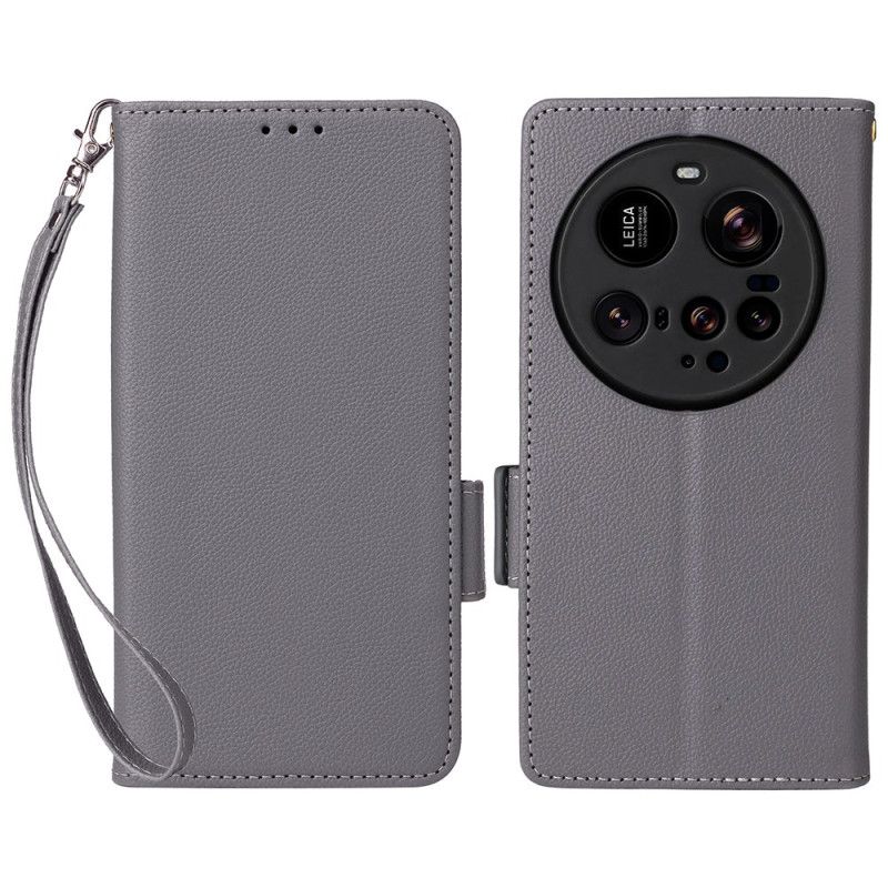 Læder Cover Xiaomi 15 Ultra Telefon Etui Tekstureret Remdesign