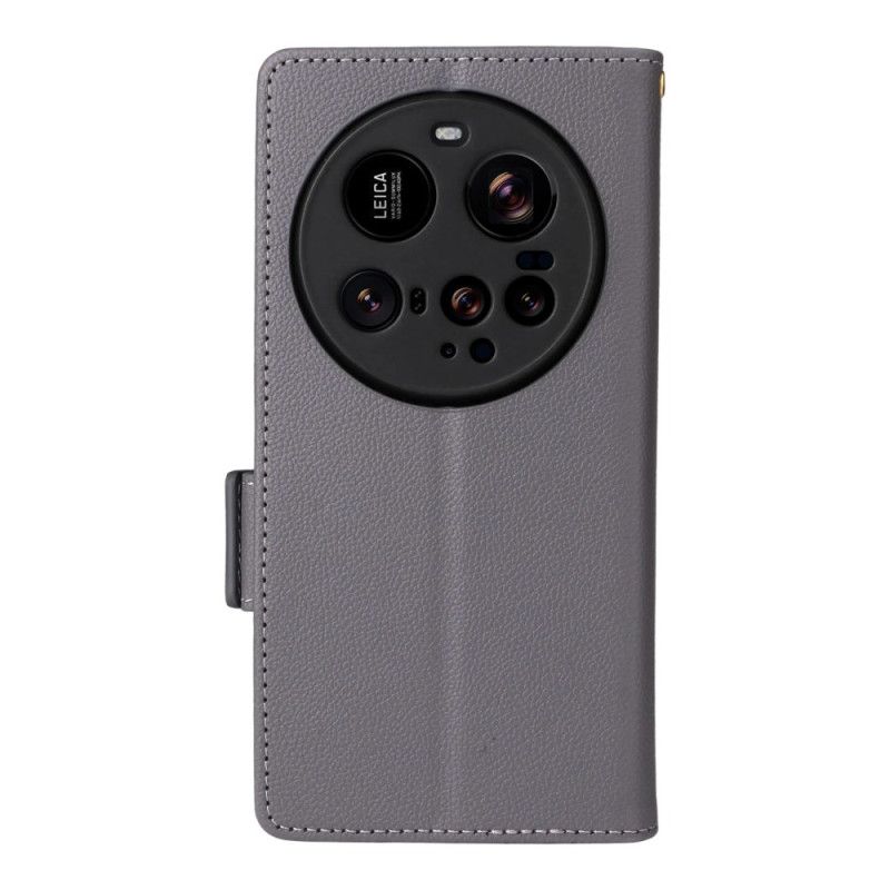 Læder Cover Xiaomi 15 Ultra Telefon Etui Tekstureret Remdesign