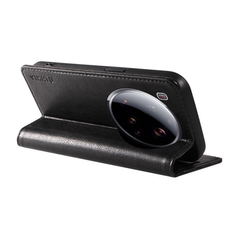 Læder Cover Xiaomi 15 Ultra Yikatu Litchi Imiteret Læder