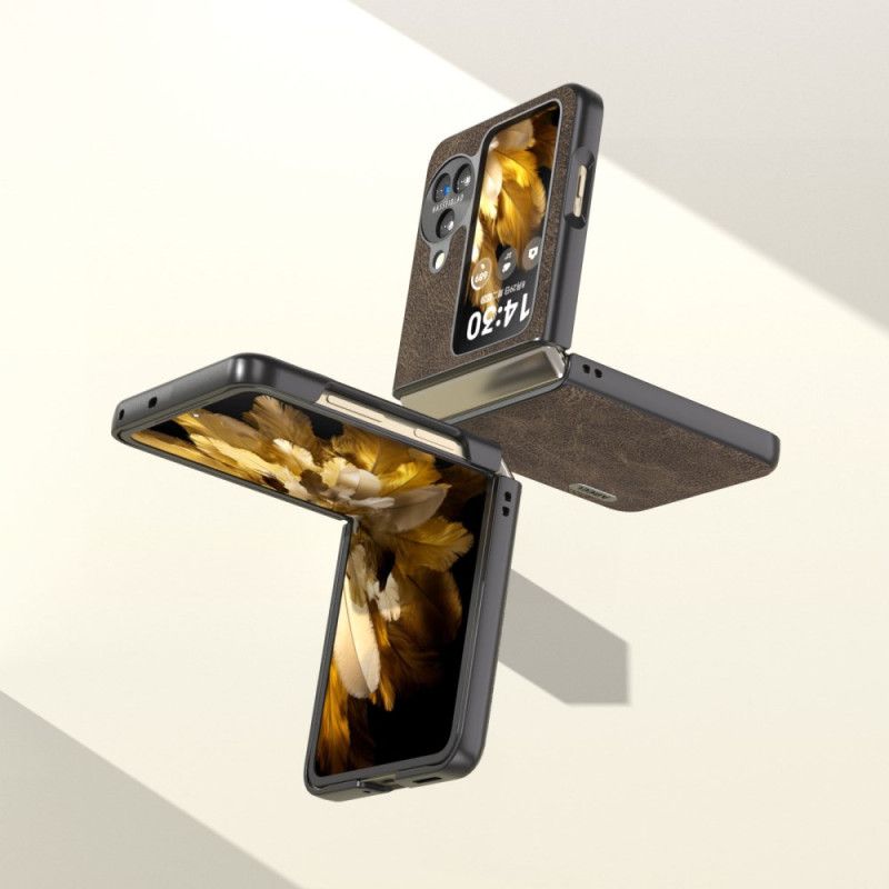 Cover Oppo Find N3 Flip Telefon Etui Lædereffekt Vintage Abeel