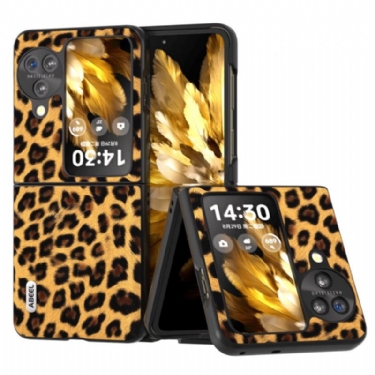 Cover Oppo Find N3 Flip Telefon Etui Leopardmønster Abeel