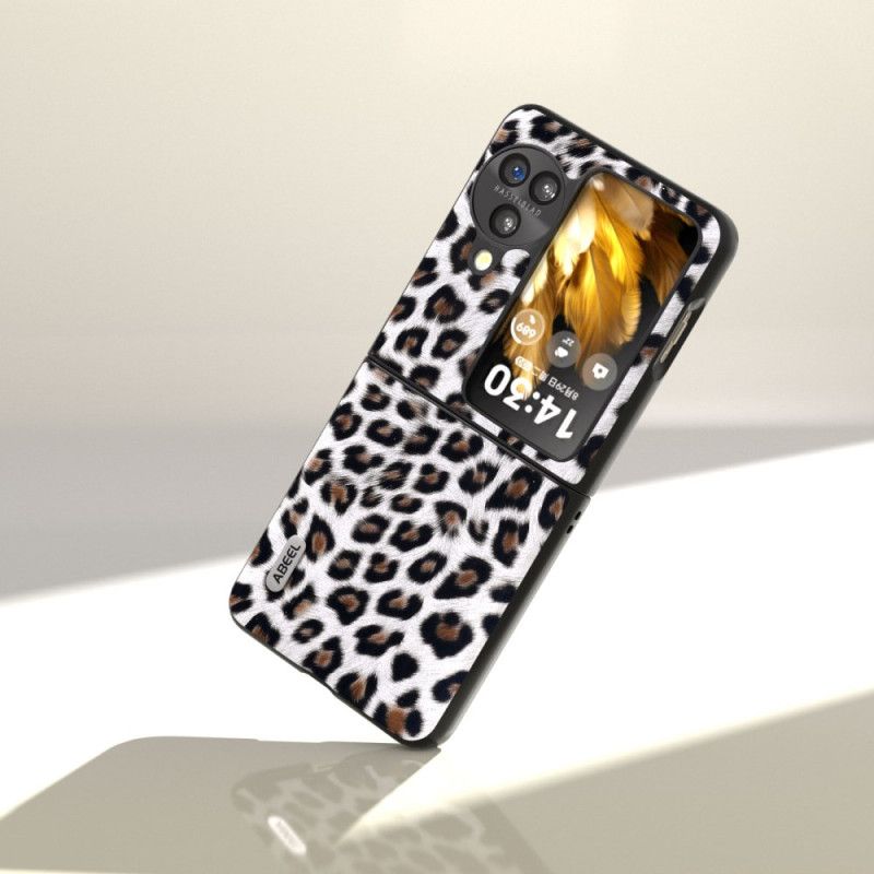 Cover Oppo Find N3 Flip Telefon Etui Leopardmønster Abeel