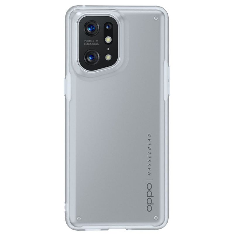 Cover Oppo Find X5 Pro Armor Series Semi Clear