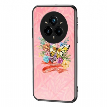 Cover Realme 14 Pro Plus 5g Sommerfugle I Hærdet Glas