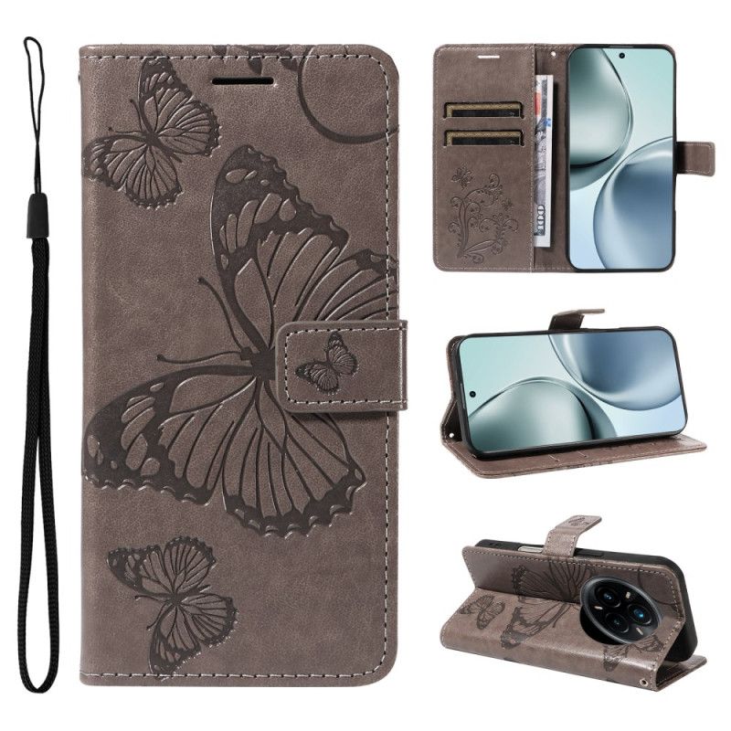 Flip Cover Realme 14 Pro Plus 5g Kæmpesommerfugle