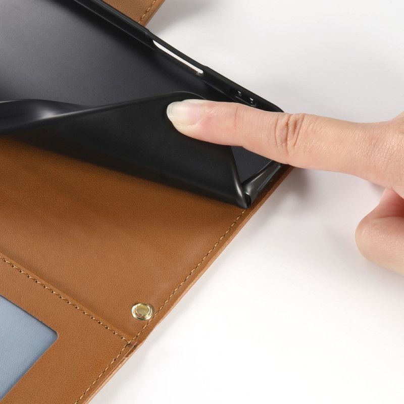 Flip Cover Realme 14 Pro Plus 5g Quiltet Med Rem Og Skulderrem