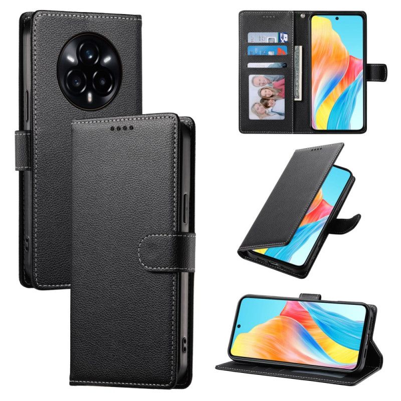 Flip Cover Til Realme 14 Pro Plus 5g Almindelig Med Rem