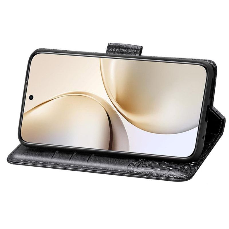 Flip Cover Til Realme 14 Pro Plus 5g Barok Sommerfugl