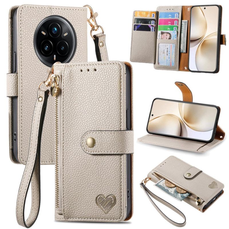 Læder Cover Realme 14 Pro Plus 5g Telefon Etui Møntpung Og Rfid-beskyttelse