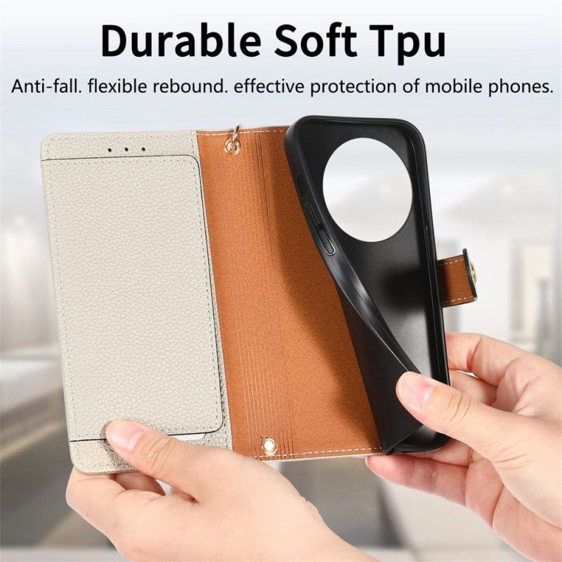 Læder Cover Realme 14 Pro Plus 5g Telefon Etui Møntpung Og Rfid-beskyttelse