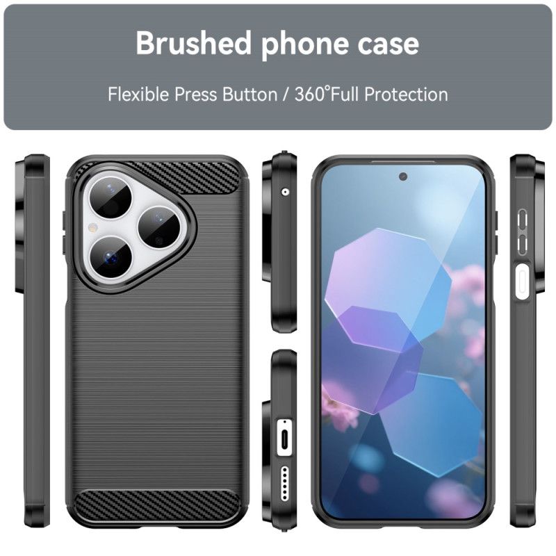 Cover Huawei Pura 80 Børstet Kulfiber