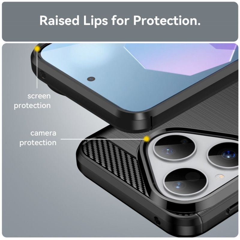 Cover Huawei Pura 80 Børstet Kulfiber