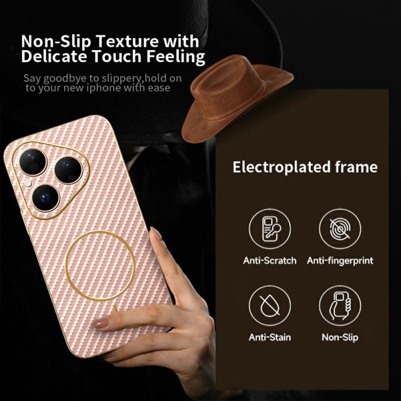 Cover Huawei Pura 80 Kulfibertekstur