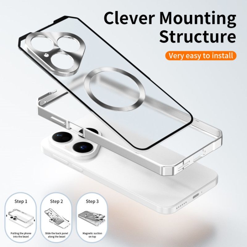 Cover Huawei Pura 80 Magsafe Med Metalramme