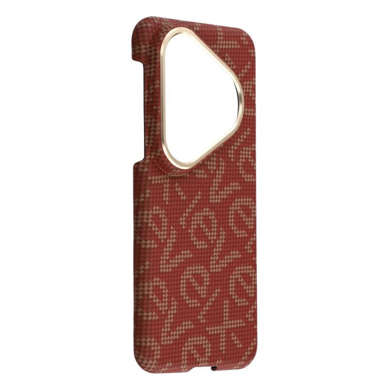 Cover Huawei Pura 80 Telefon Etui Magsafe Med X-level Kulfibertekstur