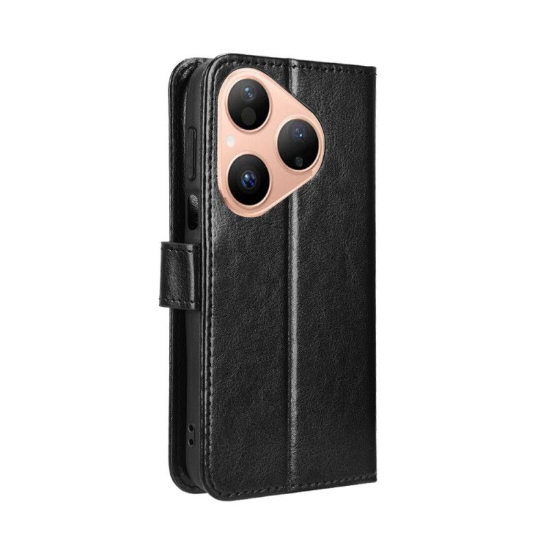 Flip Cover Huawei Pura 80 Prangende Kunstlæder
