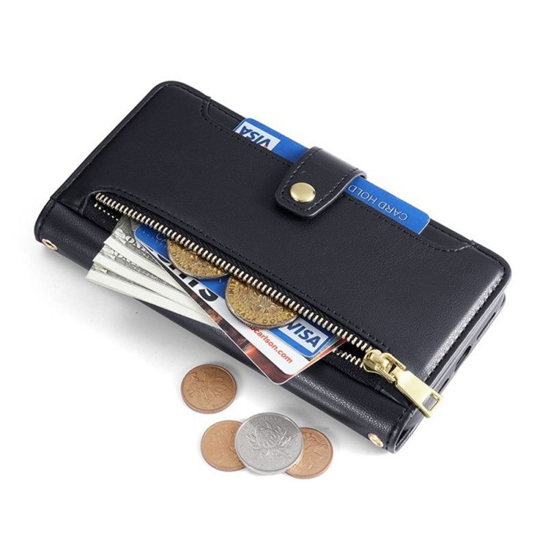 Læder Cover Huawei Pura 80 Telefon Etui Pung Og 2 Stropper
