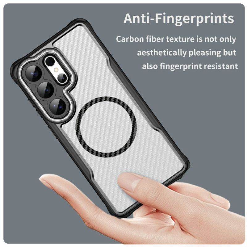 Cover Samsung Galaxy S26 Ultra Magsafe Hybrid Protection Kulfibertekstur