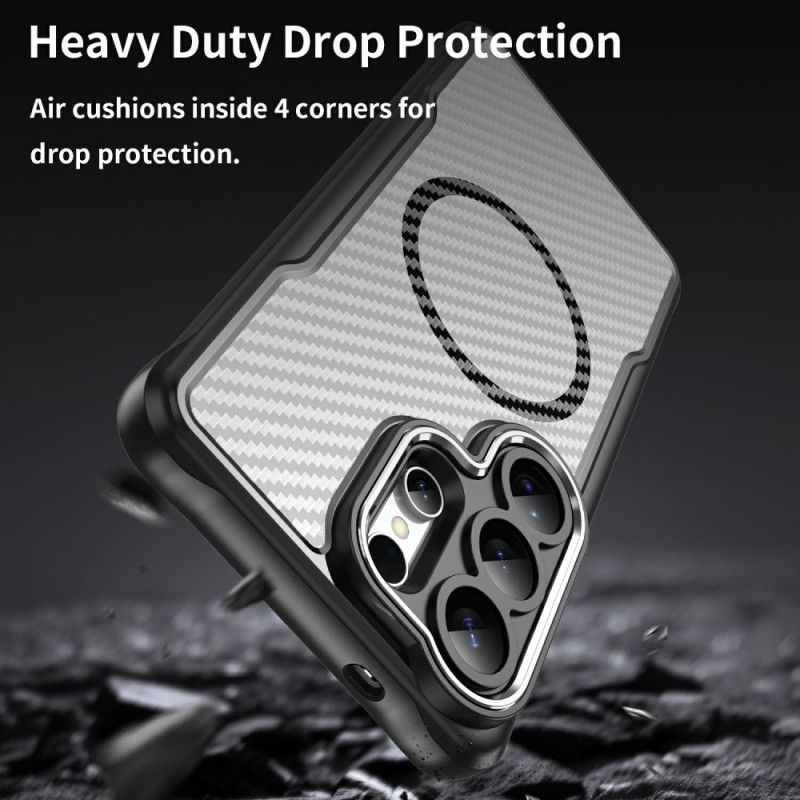 Cover Samsung Galaxy S26 Ultra Magsafe Hybrid Protection Kulfibertekstur