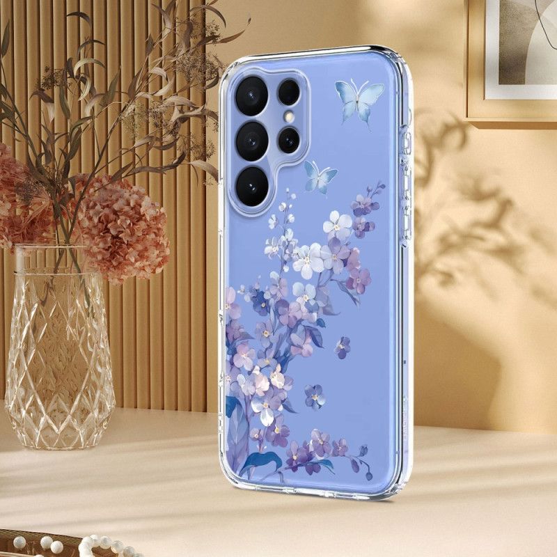 Cover Samsung Galaxy S26 Ultra Sommerfugle Og Blomster