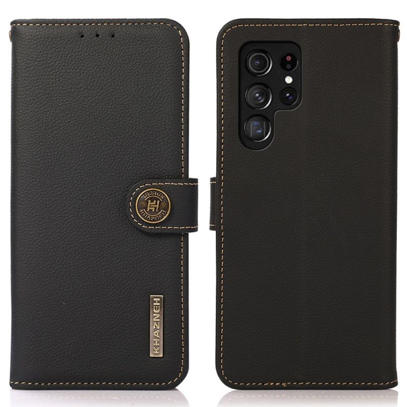 Flip Cover Samsung Galaxy S26 Ultra Ægte Khazneh Læder