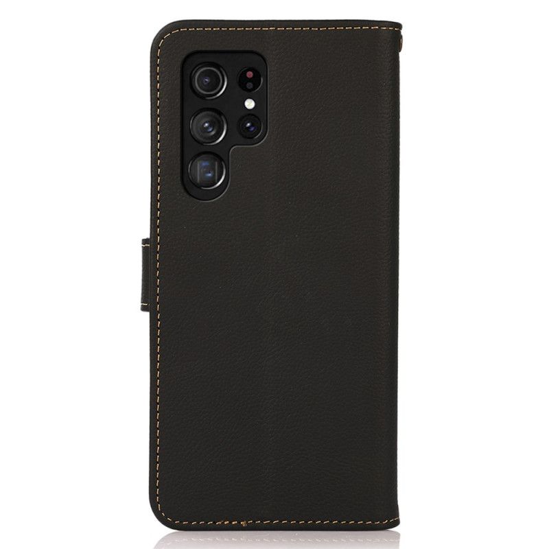 Flip Cover Samsung Galaxy S26 Ultra Ægte Khazneh Læder