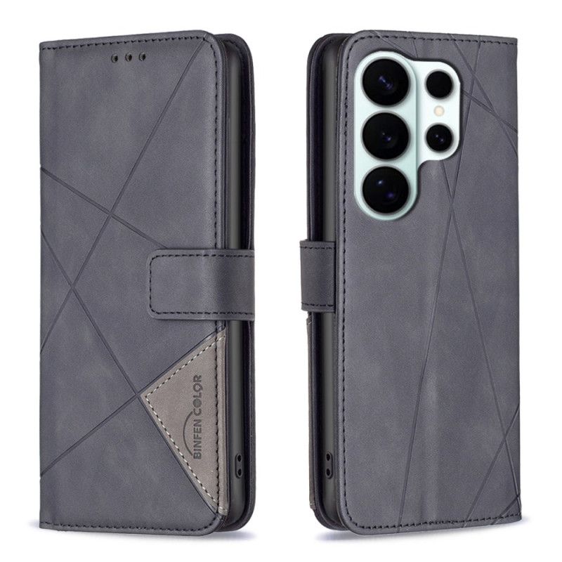 Flip Cover Samsung Galaxy S26 Ultra Binfen Geometrisk Farve
