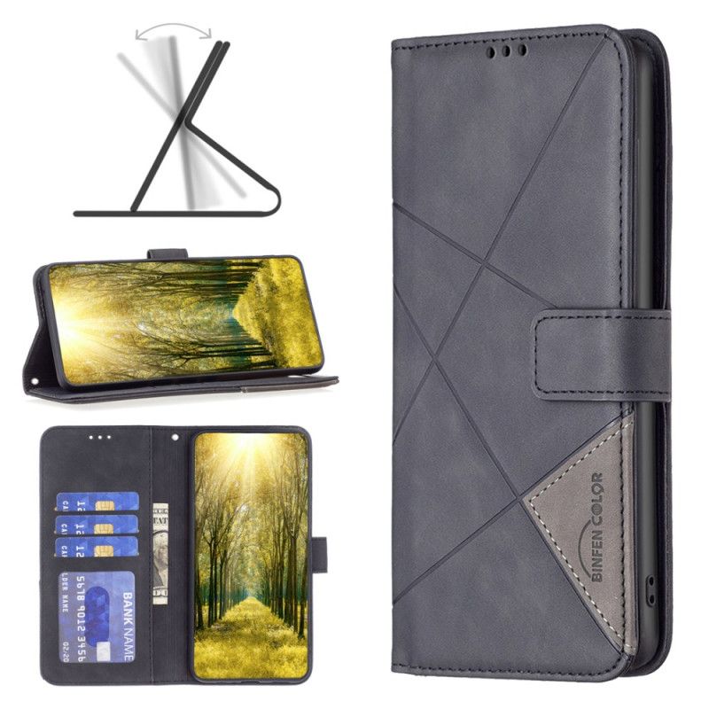 Flip Cover Samsung Galaxy S26 Ultra Binfen Geometrisk Farve