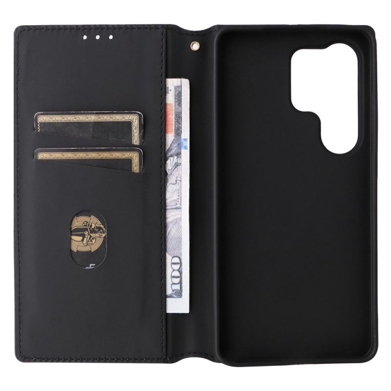 Flip Cover Samsung Galaxy S26 Ultra Diamantmønster