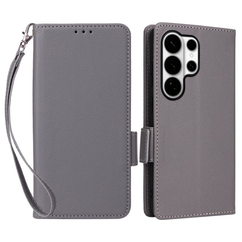 Flip Cover Samsung Galaxy S26 Ultra Kunstlæder Med Rem