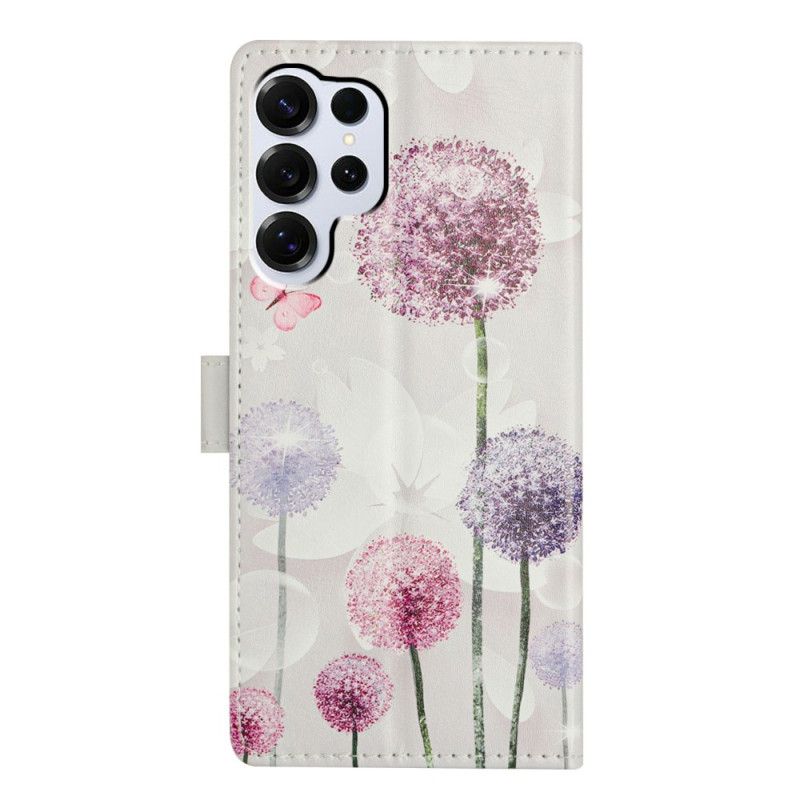 Flip Cover Samsung Galaxy S26 Ultra Mælkebøttemønster