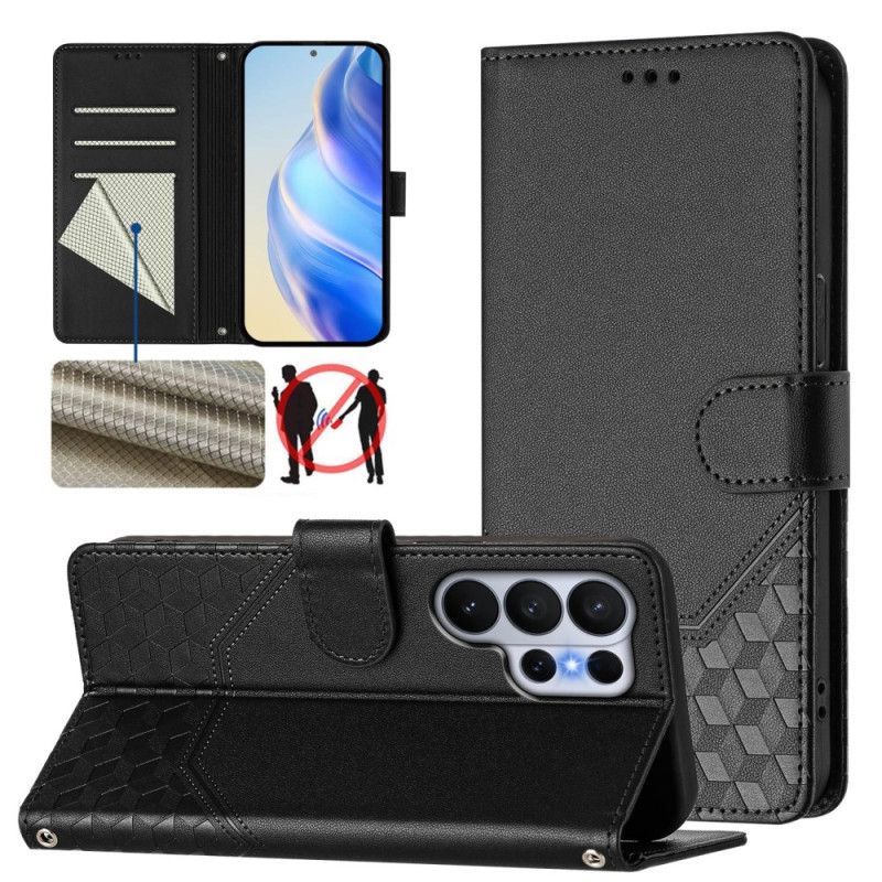 Flip Cover Samsung Galaxy S26 Ultra Rfid-blokerende Kubedesign