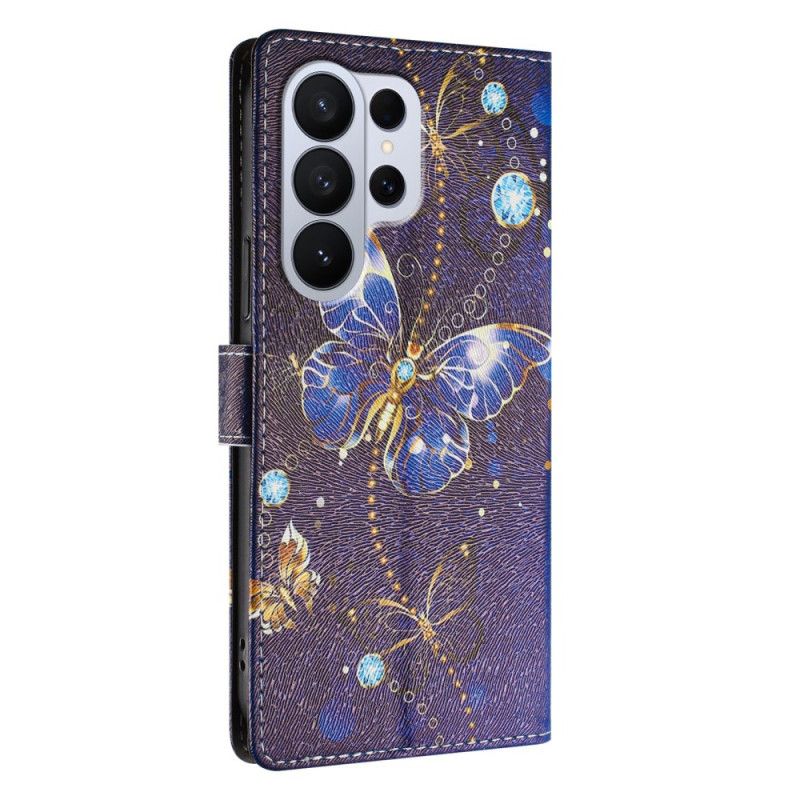 Flip Cover Til Samsung Galaxy S26 Ultra Ædelsommerfugle