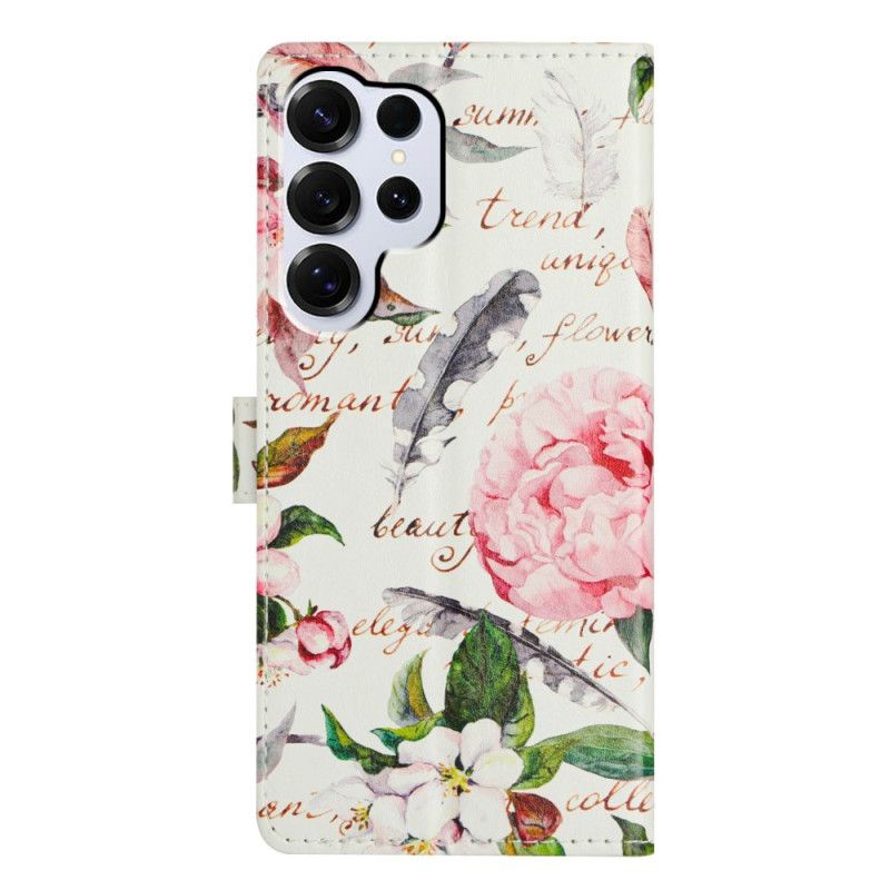 Flip Cover Til Samsung Galaxy S26 Ultra Blomsterpoesi