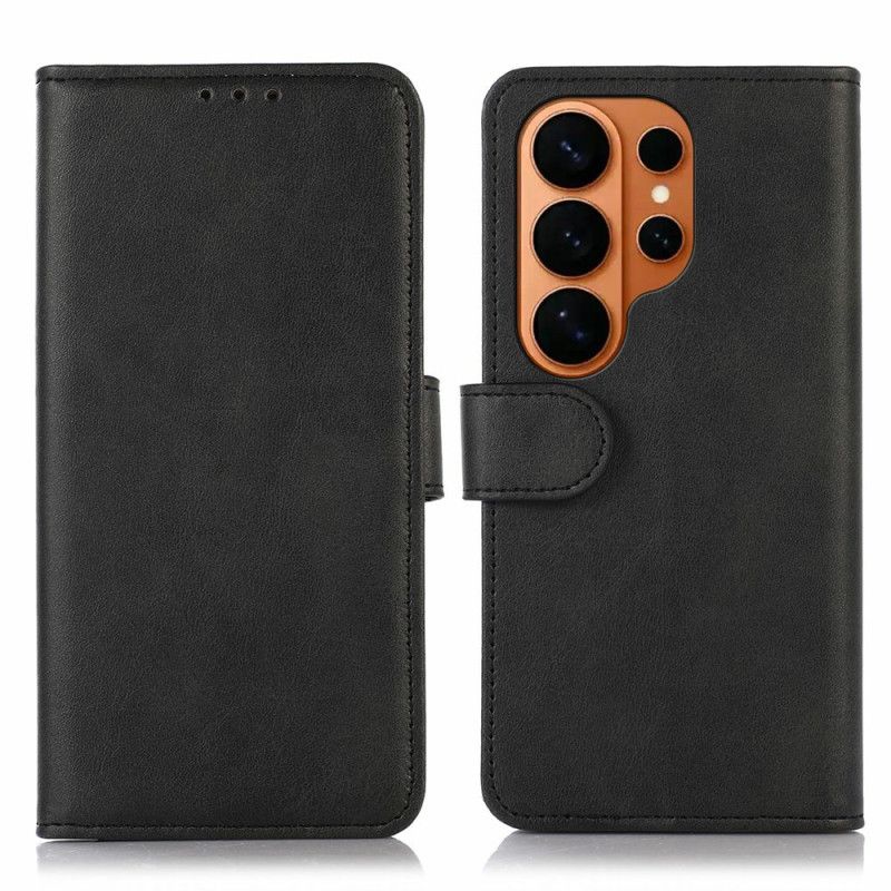 Flip Cover Til Samsung Galaxy S26 Ultra Klassisk Lædereffekt