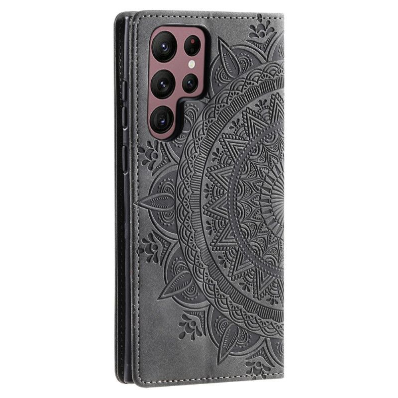 Flip Cover Til Samsung Galaxy S26 Ultra Mandala Ruskindseffekt