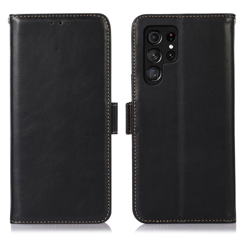 Flip Cover Til Samsung Galaxy S26 Ultra Rfid-blokerende Læderdesign
