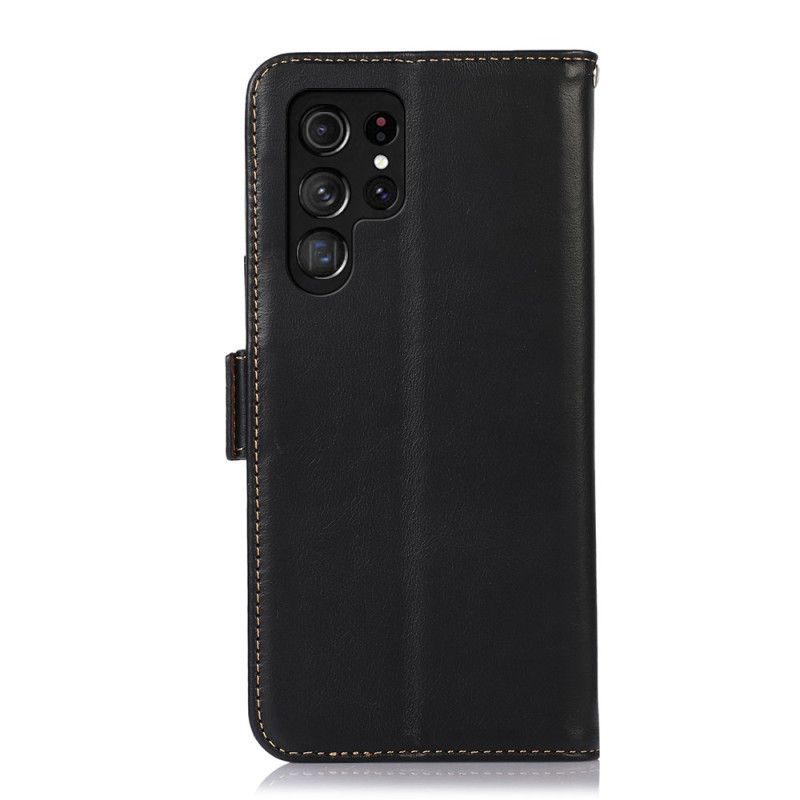 Flip Cover Til Samsung Galaxy S26 Ultra Rfid-blokerende Læderdesign