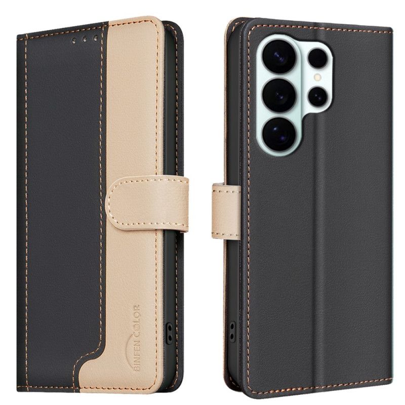 Flip Cover Til Samsung Galaxy S26 Ultra Tofarvet Binfen-farve