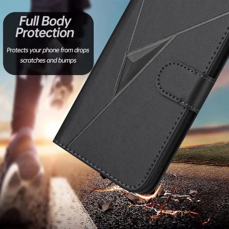 Flip Cover Til Samsung Galaxy S26 Ultra Trekantmønster